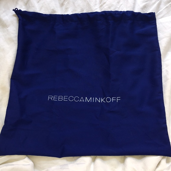 Rebecca Minkoff Mini Mab Tote Coral Tangelo + Dust Bag - Picture 7 of 9